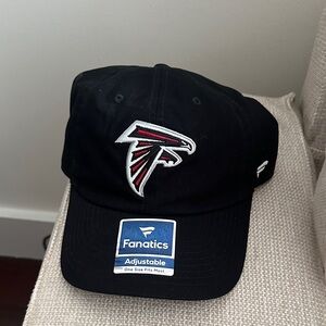 NEW Fanatics Black Cap with Red and White Emblem